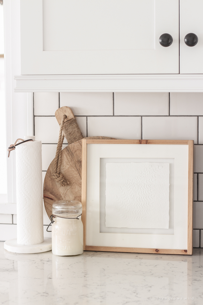 Kitchen Curtains + Counter Styling